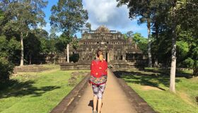 Angkor Female Solo alone but not lonely!